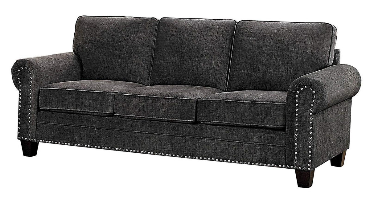 Homelegance Furniture Cornelia Sofa in Dark Gray 8216DG-3 - Sofa - Half Price Furniture