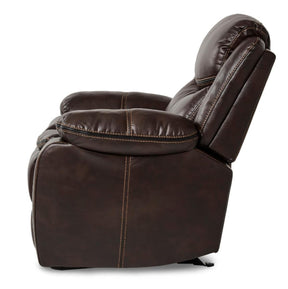 Homelegance Furniture Bastrop Glider Reclining Chair in Brown 8230BRW-1 - Chair - Half Price Furniture