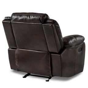 Homelegance Furniture Bastrop Glider Reclining Chair in Brown 8230BRW-1 - Chair - Half Price Furniture