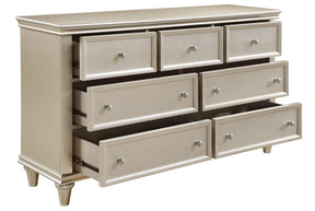 Homelegance Celandine 7 Drawer Dresser in Silver 1928-5 - Dresser - Half Price Furniture