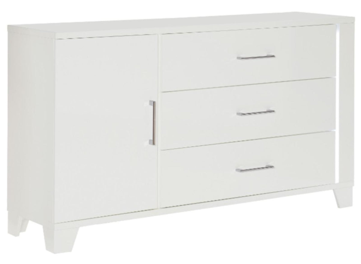 Homelegance Kerren Dresser in White 1678W-5 - Dresser - Half Price Furniture