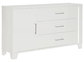 Homelegance Kerren Dresser in White 1678W-5 - Dresser - Half Price Furniture