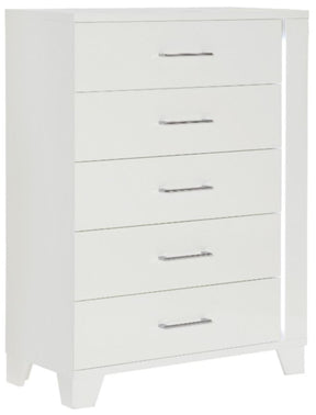 Homelegance Kerren Chest in White 1678W-9 - Chest - Half Price Furniture