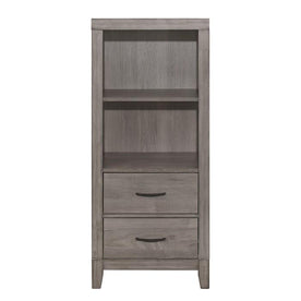 Homelegance Woodrow Pier/Tower Nightstand in Gray 2042NB-10 Half Price Furniture