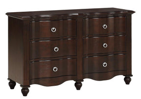 Homelegance Furniture Meghan 6-Drawer Dresser in Espresso - Dresser - Half Price Furniture