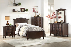 Homelegance Furniture Meghan Full Panel Bed in Espresso - Bed - Half Price Furniture