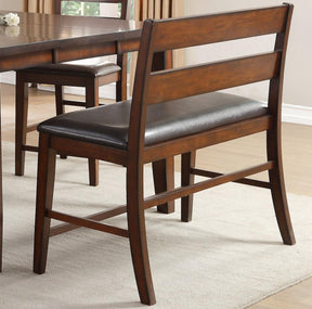 Homelegance Mantello Counter Height Bench in Cherry 5547-24BH - Bench - Half Price Furniture