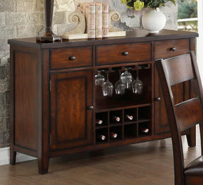 Homelegance Mantello Server in Cherry 5547-40 - Server - Half Price Furniture