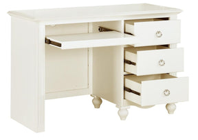 Homelegance Meghan 3 Drawer Writing Desk in White 2058WH-15 - Writing Desk - Half Price Furniture