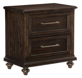 Homelegance Cardona Nightstand in Driftwood Charcoal 1689-4 - Nightstand - Half Price Furniture