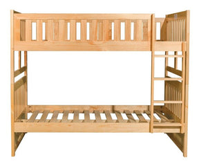 Homelegance Bartly Full/Full Bunk Bed in Natural B2043FF-1* - Bed - Half Price Furniture
