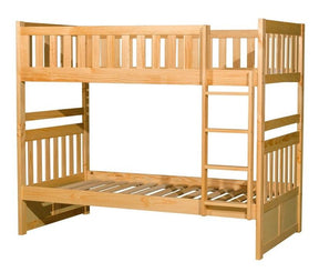Homelegance Bartly Twin/Twin Bunk Bed in Natural B2043-1* - Bed - Half Price Furniture