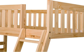 Homelegance Bartly Twin/Full Bunk Bed in Natural B2043TF-1* - Bed - Half Price Furniture