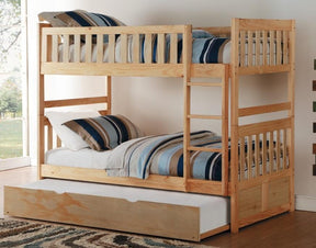 Homelegance Bartly Twin Trundle in Natural B2043-R Half Price Furniture