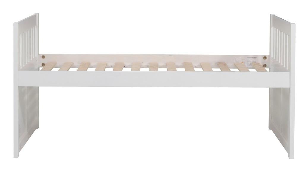 Homelegance Galen Twin/Twin Trundle Bed with Storage in White B2053PRW-1* - Bed - Half Price Furniture