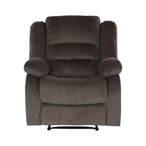 Homelegance Furniture Jarita Reclining Chair in Chocolate Half Price Furniture