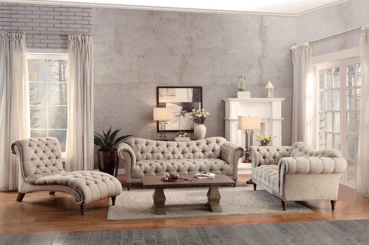 Homelegance Furniture St. Claire Sofa in Brown 8469-3 - Sofa - Half Price Furniture