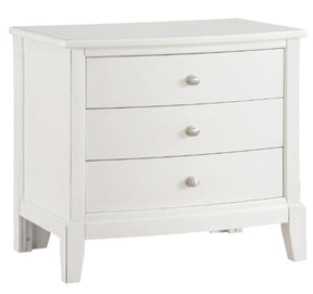 Homelegance Cotterill Nightstand in Antique White 1730WW-4 - Nightstand - Half Price Furniture