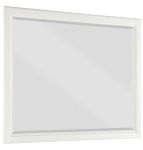 Homelegance Cotterill Mirror in Antique White 1730WW-6 - Mirror - Half Price Furniture