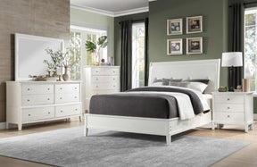 Homelegance Cotterill Nightstand in Antique White 1730WW-4 - Nightstand - Half Price Furniture