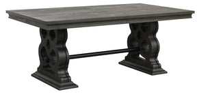 Homelegance Arasina Dining Table in Dark Pewter 5559N-96* Half Price Furniture