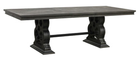 Homelegance Arasina Dining Table in Dark Pewter 5559N-96* Half Price Furniture