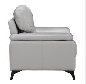 Homelegance Furniture Mischa Chair in Silver Gray 9514SVE-1 - Chair - Half Price Furniture