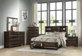 Homelegance Chesky Nightstand in Warm Espresso 1753-4 - Nightstand - Half Price Furniture
