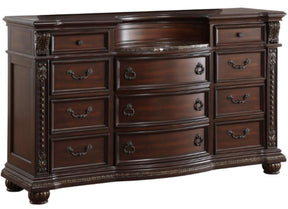 Homelegance Cavalier Dresser in Dark Cherry 1757-5 Half Price Furniture