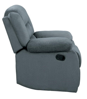 Homelegance Furniture Discus Double Reclining Chair in Gray 9526GY-1 Half Price Furniture