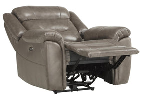 Homelegance Furniture Danio Power Double Reclining Chair with Power Headrests in Brownish Gray 9528BRG-1PWH - Chair - Half Price Furniture