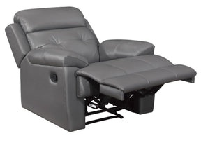 Homelegance Furniture Lambent Double Reclining Chair in Dark Gray Half Price Furniture