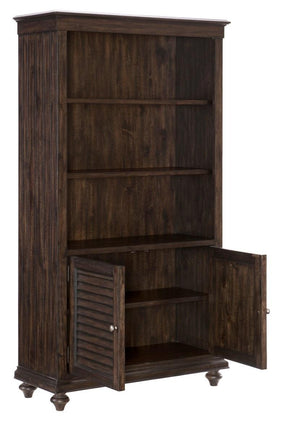 Homelegance Cardano Bookcase in Charcoal 1689-18 - Bookcase - Half Price Furniture