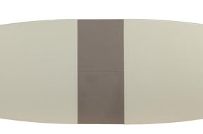 Homelegance Glissand Dining Table in White & Gray 5599-71* - Dining Table - Half Price Furniture