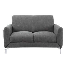 Homelegance Furniture Venture Loveseat in Dark Gray Half Price Furniture