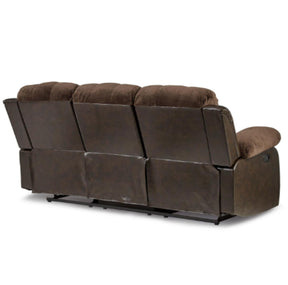 Homelegance Furniture Granley Double Reclining Sofa in Chocolate 9700FCP-3 - Sofa - Half Price Furniture