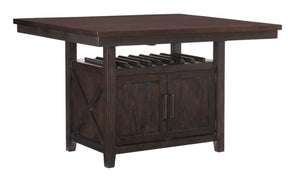 Homelegance Oxton Counter Height Table in Dark Cherry 5655-36* - Dining Table - Half Price Furniture