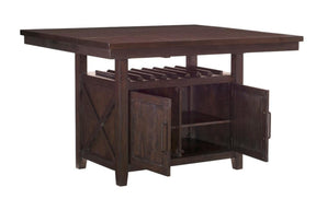 Homelegance Oxton Counter Height Table in Dark Cherry 5655-36* - Dining Table - Half Price Furniture