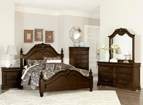 Homelegance Mont Belvieu Dresser in Dark Cherry 1869-5 - Dresser - Half Price Furniture