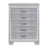 Homelegance Allura Chest in Silver 1916-9 Half Price Furniture