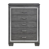 Homelegance Allura Chest in Gray 1916GY-9 Half Price Furniture