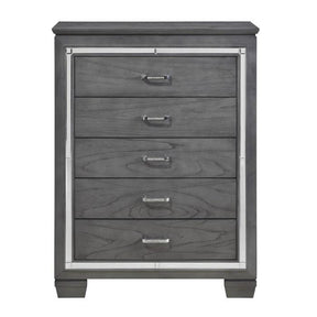 Homelegance Allura Chest in Gray 1916GY-9 Half Price Furniture