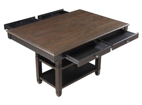 Homelegance Baywater Counter Height Table in Natural and Black 5705BK-36 - Table - Half Price Furniture