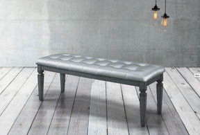 Homelegance Allura Bed Bench in Gray 1916GY-FBH - Bench - Half Price Furniture