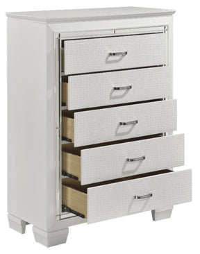 Homelegance Allura Chest in White 1916W-9 Half Price Furniture