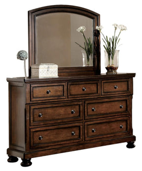 Homelegance Cumberland Dresser in Brown Cherry 2159-5 Half Price Furniture
