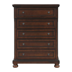 Homelegance Cumberland Chest in Brown Cherry 2159-9 Half Price Furniture