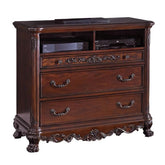Homelegance Deryn Park Queen Poster Bed in Cherry 2243-1* Half Price Furniture