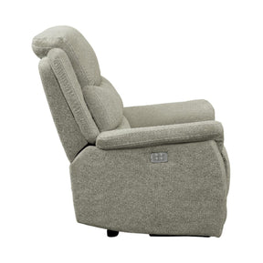 Homelegance Furniture Shola Power Reclining Chair in Gray - Recliner - Half Price Furniture