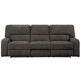 Homelegance Furniture Borneo Power Double Reclining Sofa in Chocolate Half Price Furniture